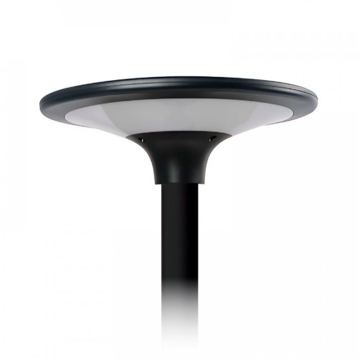 LAMPE SOLAIRE LED NOIRE, IP65, 20 w 2300 Im 4000 k