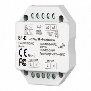 RÉGULATEUR RF TRIAC PASTILLE, TOUS TYPES DE LAMPES, 1,5 A, 1