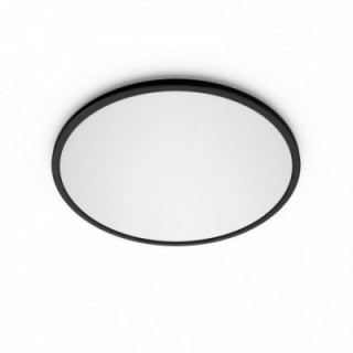 PLAFONNIER ROND NOIR VALEN, 16 W, 2 000 lm, 2 200-6 500 K, Ø