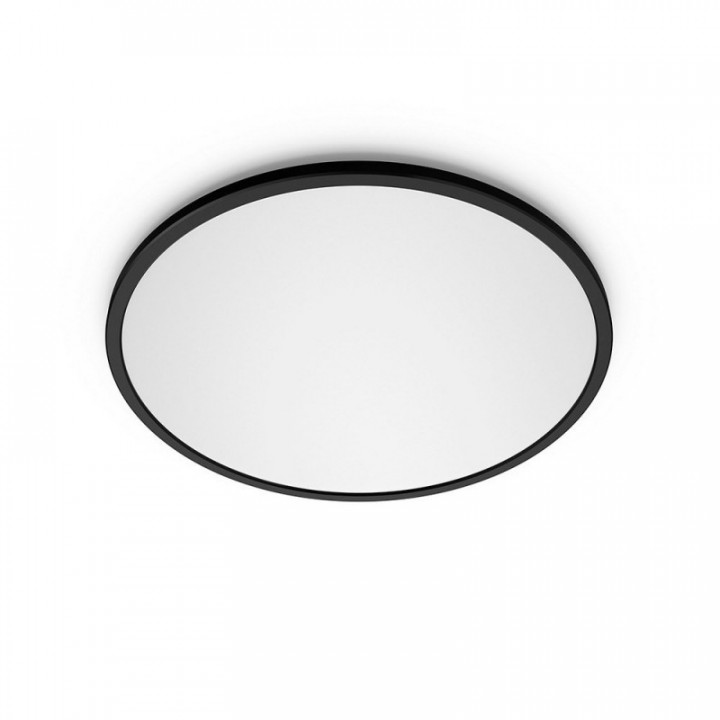 PLAFONNIER ROND NOIR, 22 W, 2900 lm, 2200-6500 K, Ø421 x 24