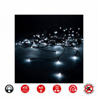RIDEAU ICICLE EASY-CONNECT 2x0,5m 12 BANDES BLANC FROID 30V