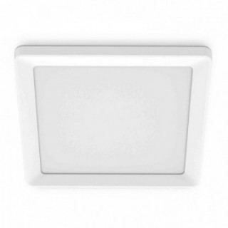 PLAFONNIER CARRÉ BLANC VALEN, 17 W, 2050 lm, 2200 - 6500 K,
