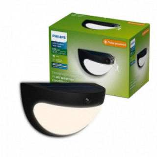 APPLIQUE SOLAIRE LED SWYN NOIRE 3,8 W, 400/10 lm, 2700 K