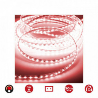 BOBINE RUBAN LED 50m. 60 LEDS/m 4,2W/m ROUGE EDM IP44 220-24