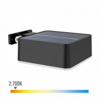 APPLIQUE SOLAIRE CARRÉE, IP 44 1.5W, 200Im 2700K, LUMIÈRE CH
