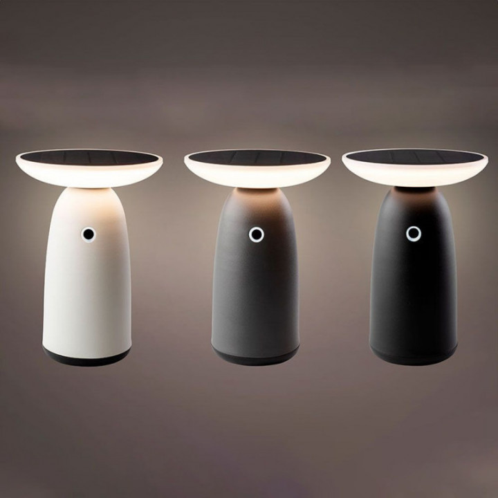 LAMPE SOLAIRE AVEC ALLUMAGE TACTILE DE 22cm COULEURS VARIÉES