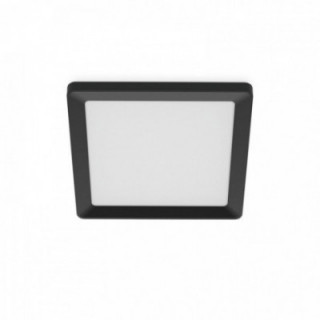 PLAFONNIER CARRÉ NOIR, 13 W, 1550 Im, 2200-6500 K, 295 x 37