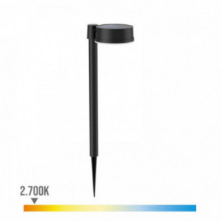 SOCLE SOLAIRE ROND, IP 44 1.5W, 200Im 2700K, LUMIÈRE CHAUDE,