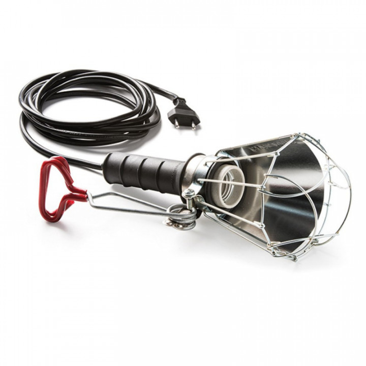 LAMPE BALADEUSE AVEC ABAT-JOUR 100 W 250 V E27, POIGNÉE EN C