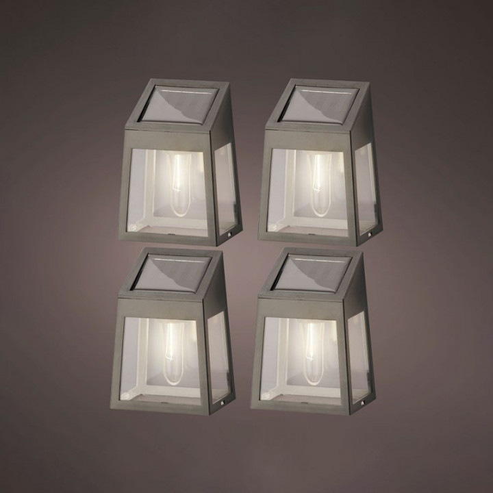 SET DE 4 APPLIQUES SOLAIRES LED 898174