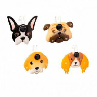 FIGURINE DE CHIEN LUMINEUSE SOLAIRE À SUSPENDRE, DIFFÉRENTS