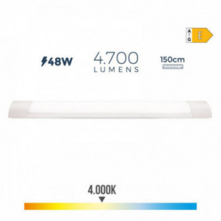 RÉGLETTE ÉLECTRONIQUE LED 48 W 4000 K LUMIÈRE DU JOUR 4700 l