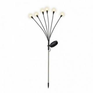POTEAU SOLAIRE AVEC LUMIÈRE FIXE POUR PLANTES ET JARDIN 8987