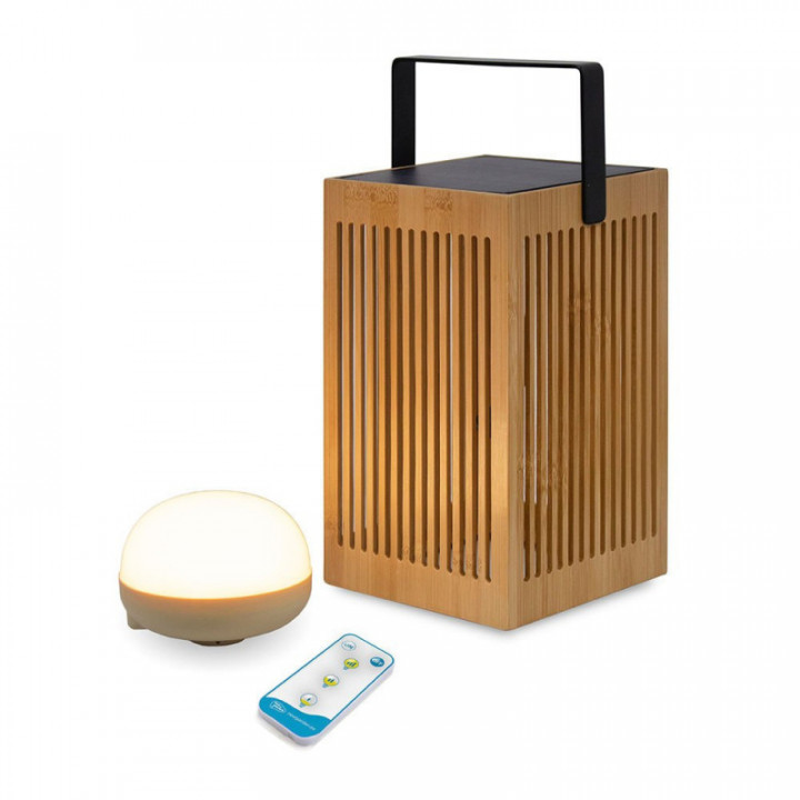 LANTERNE SOLAIRE À MAIN OKINAWA, AVEC AMPOULE RECHARGEABLE,