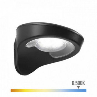 APPLIQUE SOLAIRE 2W 200Lm 6500K AVEC CAPTEUR COULEUR NOIRE E