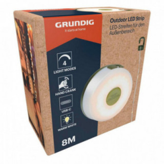 GUIRLANDE LED RÉTRACTABLE, EXTÉRIEUR, 8 m