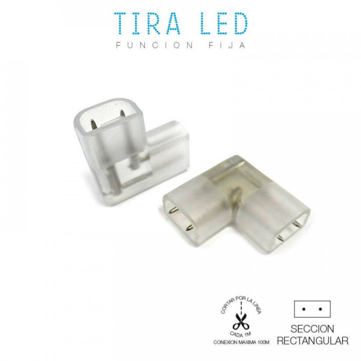 CONNECTEUR ÉLECTRIQUE 90° POUR RUBAN LED EDM