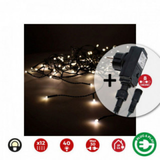 RIDEAU ICICLE AVEC PROGRAMMEUR EASY-CONNECT MULTIFONCTION 2x