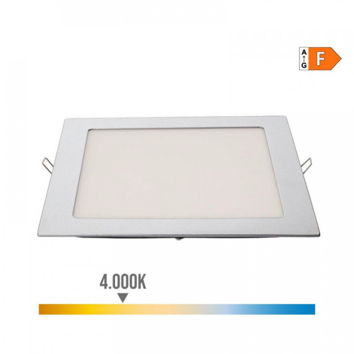 DOWNLIGHT LED ENCASTRABLE CARRE 20W LUMIÈRE DU JOUR 4000K 15