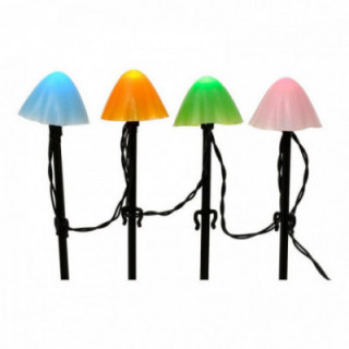 POTEAU LED EN FORME DE CHAMPIGNON MULTICOLORE AVEC 8 FONCTIO