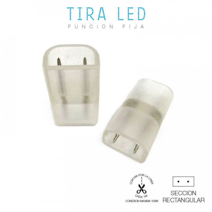 CONNECTEUR ÉLECTRIQUE DROIT POUR RUBAN LED EDM