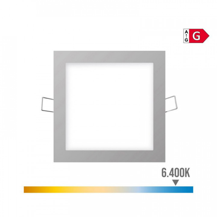 MINI DOWNLIGHT LED CARRÉ 6W 6400K LUMIÈRE FROIDE. COULEUR CH
