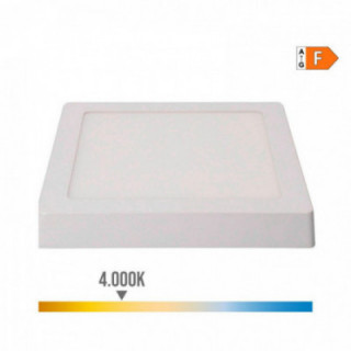 DOWNLIGHT LED SURFACE CARRÉ BLANC 20 W 1500 lm 4000 K LUMIÈR