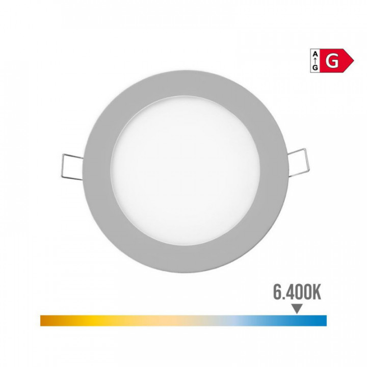 MINI DOWNLIGHT LED ROND 6W 6400K LUMIÈRE FROIDE. COULEUR CHR