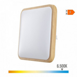 SURFACE LUMIÈRE CARRÉ LED EFFET BOIS 18 w 6500 k 1820 lm 33