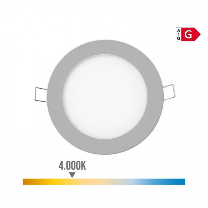 MINI DOWNLIGHT LED ROND 6W 4000K LUMIÈRE DU JOUR. COULEUR CH