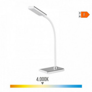LAMPE DE BUREAU LED 7W 400lm 4000K COULEUR ARGENT 13x9x33cm