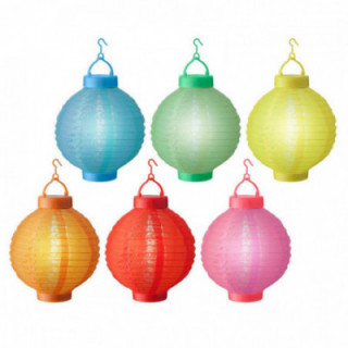 LANTERNE SOLAIRE, COULEURS ASSORTIES  Ø20 cm