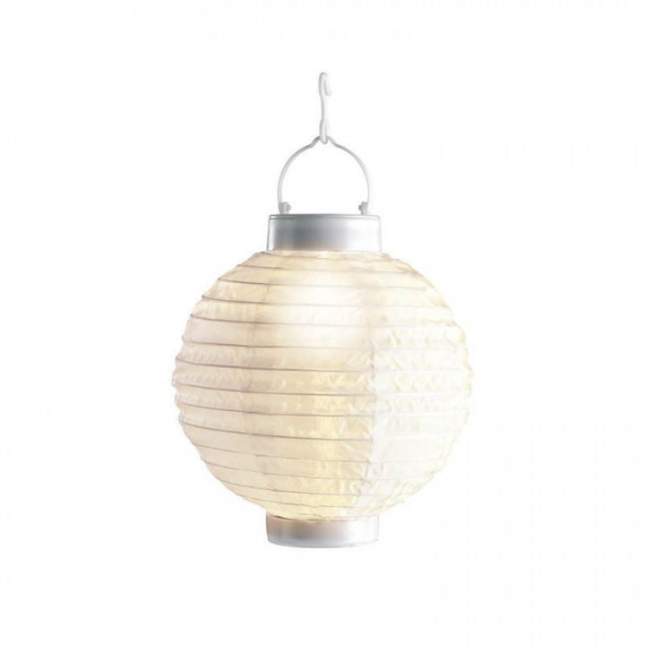 LANTERNE SOLAIRE BLANCHE Ø 20 cm