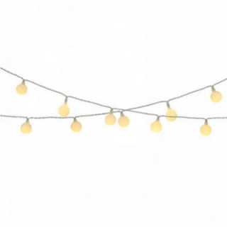 GUIRLANDE SOLAIRE 30 LEDS, 3 lm, LUMIÈRE BLANCHE CHAUDE, IP4