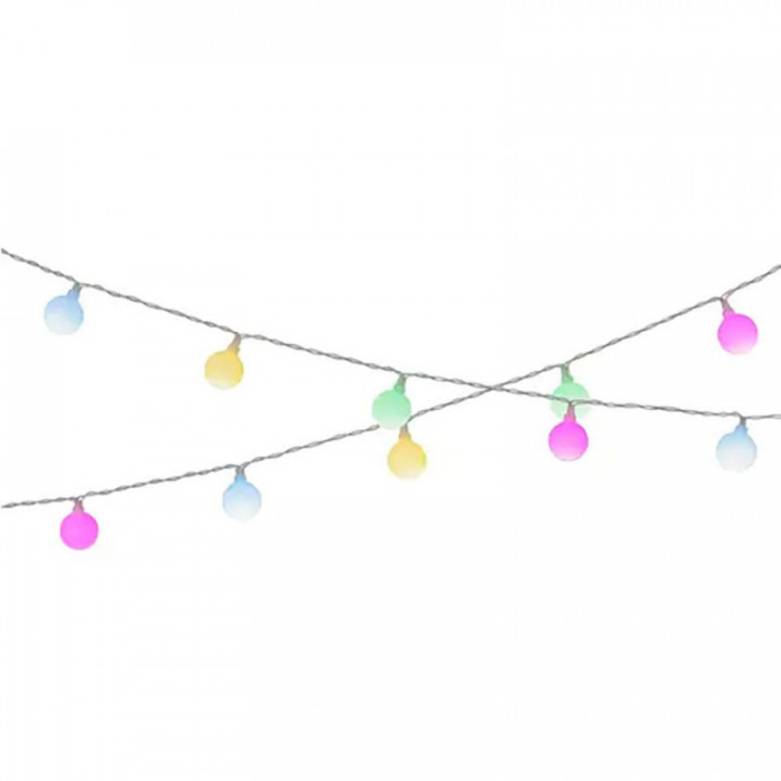 GUIRLANDE SOLAIRE 30 LEDS, 3 lm, LUMIÈRE MULTICOLORE COULEUR