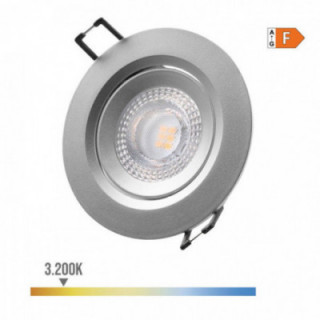 DOWNLIGHT LED ENCASTRÉ ROND 5W 3200K LUMIÈRE CHAUDE CADRE CH