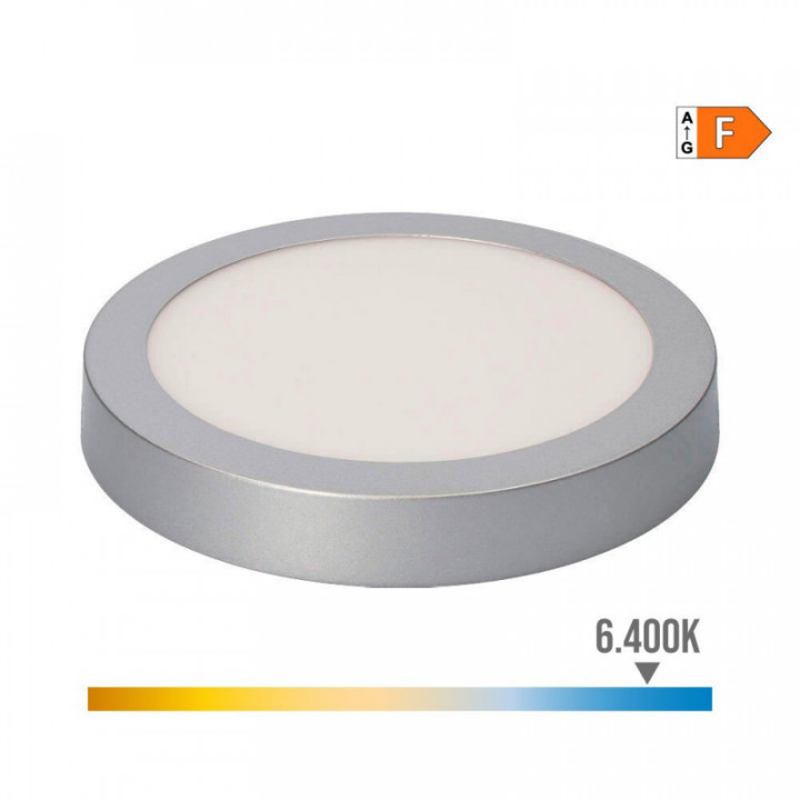 DOWNLIGHT LED SURFACE RONDE CHROME 20 W 1500 lm 6400 K LUMIÈ