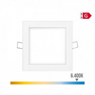 MINI DOWNLIGHT LED CARRÉ 6W 6400K LUMIÈRE FROIDE. COULEUR BL