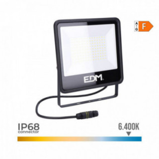 PROJECTEUR LED 100W 8200lm 6400K LUMIÈRE FROIDE BLACK SERIES