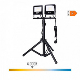 PROJECTEUR LED AVEC TRÉPIED, 2 x 30 W, 2 x 2370 lm, 4000 K L