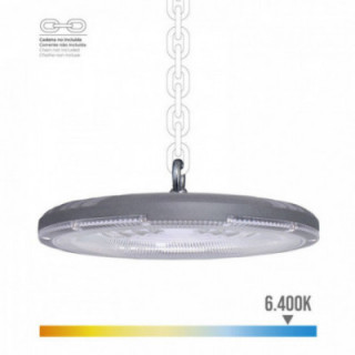 SUSPENSION LED 100 W, 6400 K, 10 000 lm, Ø26 x 4,5 cm.