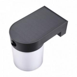 APPLIQUE SOLAIRE CYLINDRIQUE 4W 500Lm, 3 000/4 000/6 500K, 3