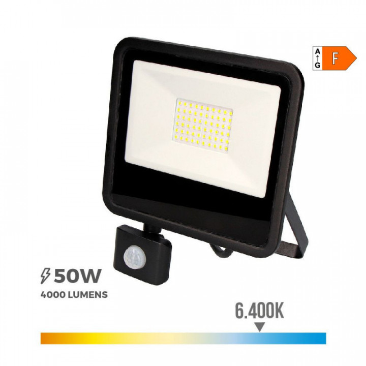 PROJECTEUR LED AVEC DÉTECTEUR DE PRÉSENCE 50 W 4000 lm 6400