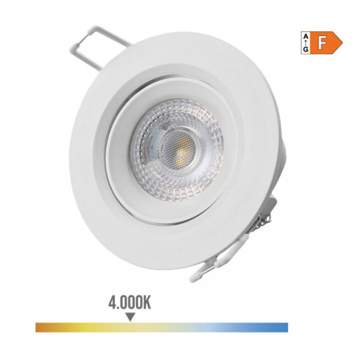 SPOT LED ENCASTRÉ ROND 5 W 4000 K BLANC LUMIÈRE DU JOUR Ø9 c