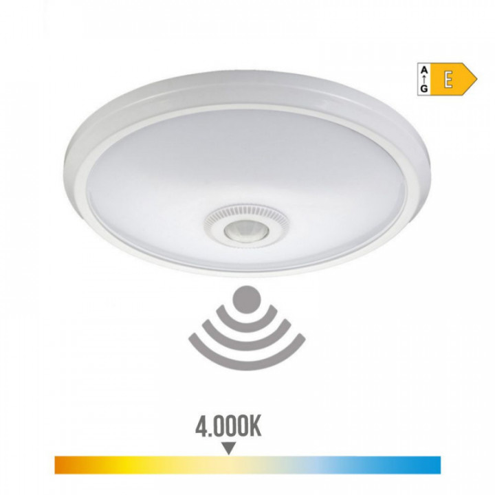 APPLIQUE DE SURFACE LED AVEC CAPTEUR IP20 15 w 4000 k LUMIÈR
