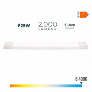 RÉGLETTE ÉLECTRONIQUE LED 25 W 6500 K LUMIÈRE FROIDE 2000 lm