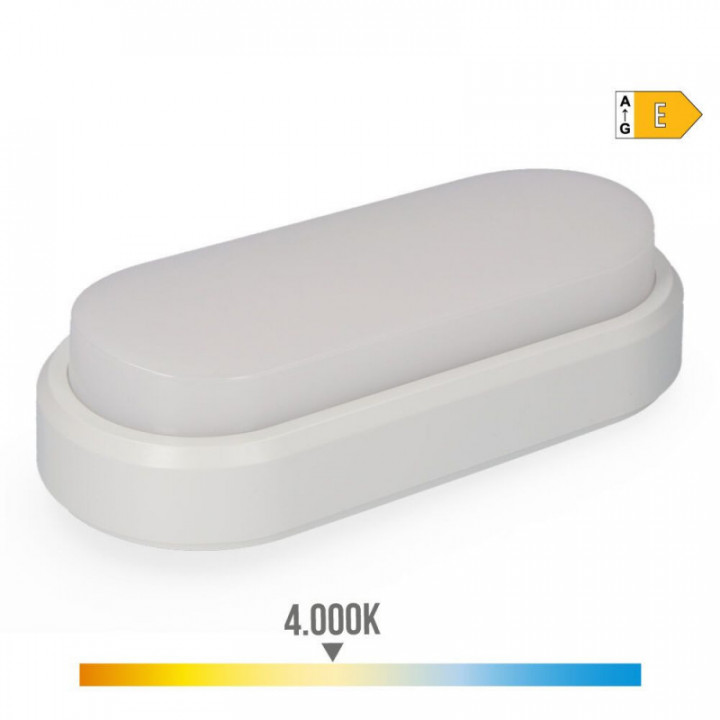 APPLIQUE EXTÉRIEUR LED 18W 1950lm IP54 OVALE 4000K LUMIERE D
