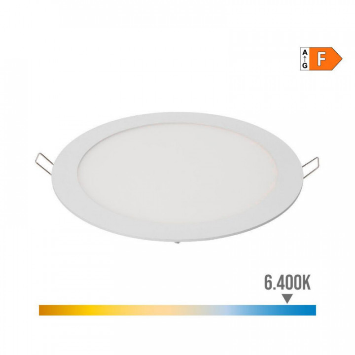 DOWNLIGHT LED ENCASTRÉ ROND 20 W LUMIÈRE FROIDE 6400 K 1500