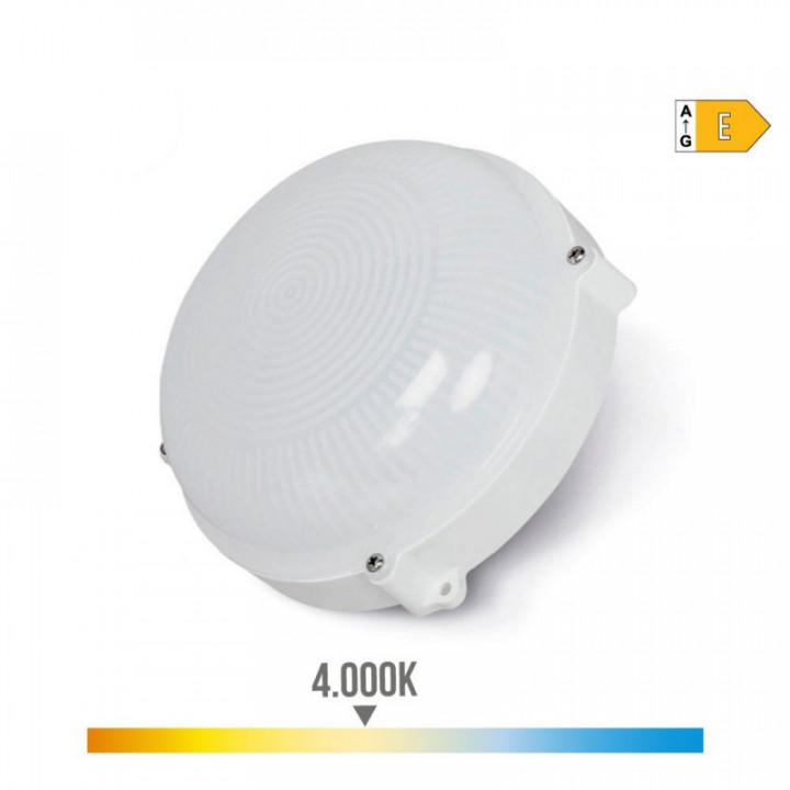 APPLIQUE EXTÉRIEURE LED CIRCULAIRE BLANCHE 12W IP65 4000K LU