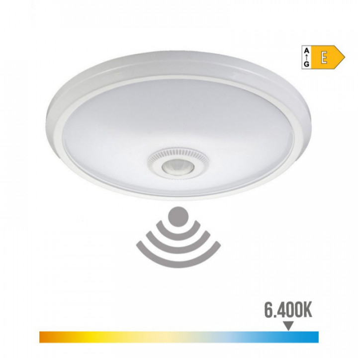 PLAFONNIER À LED AVEC DÉTECTEUR ET ÉCLAIRAGE DE SECOURS IP20